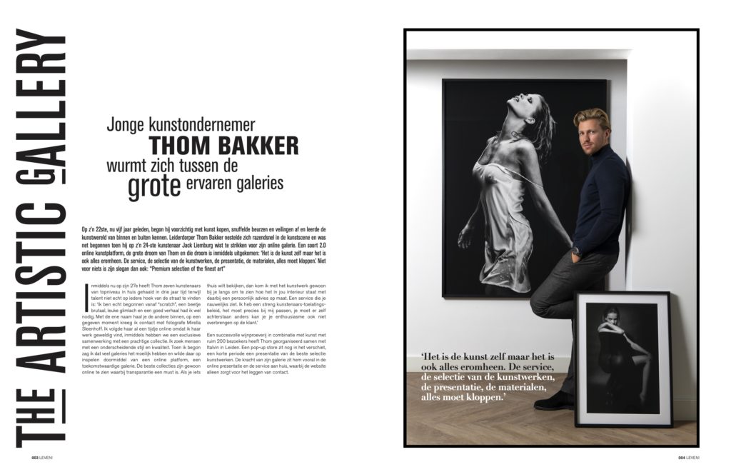 Wie is The Artistic Gallery? Lees het in de LEVEN! Magazine! 7