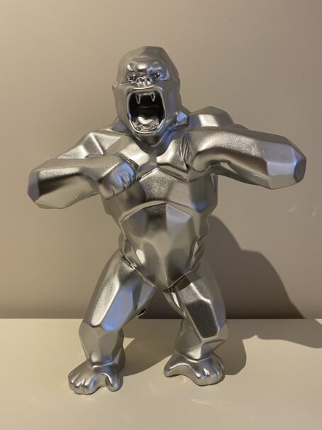 Richard Orlinski - Wild Kong Silver Metal 100/100 2