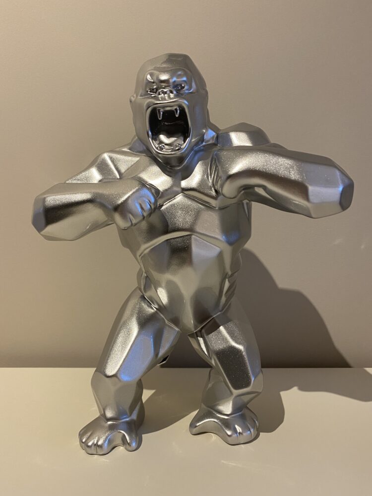 Richard Orlinski – Wild Kong Silver Metal 100/100