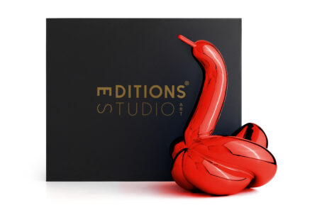 Jeff Koons (After) - Swan (L) Editions Studio Art - Rood 3