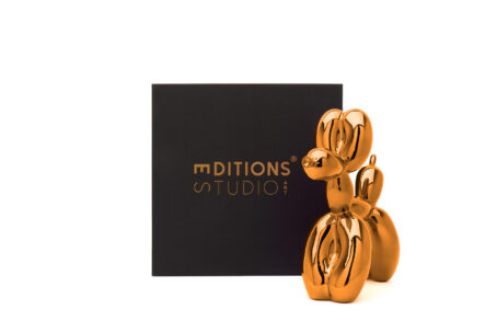 Jeff Koons (After) - Balloon Dog (L) Editions Studio Art - Oranje goud 3