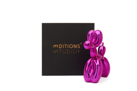 Jeff Koons (After) - Balloon Dog (L) Editions Studio Art - Paars 3